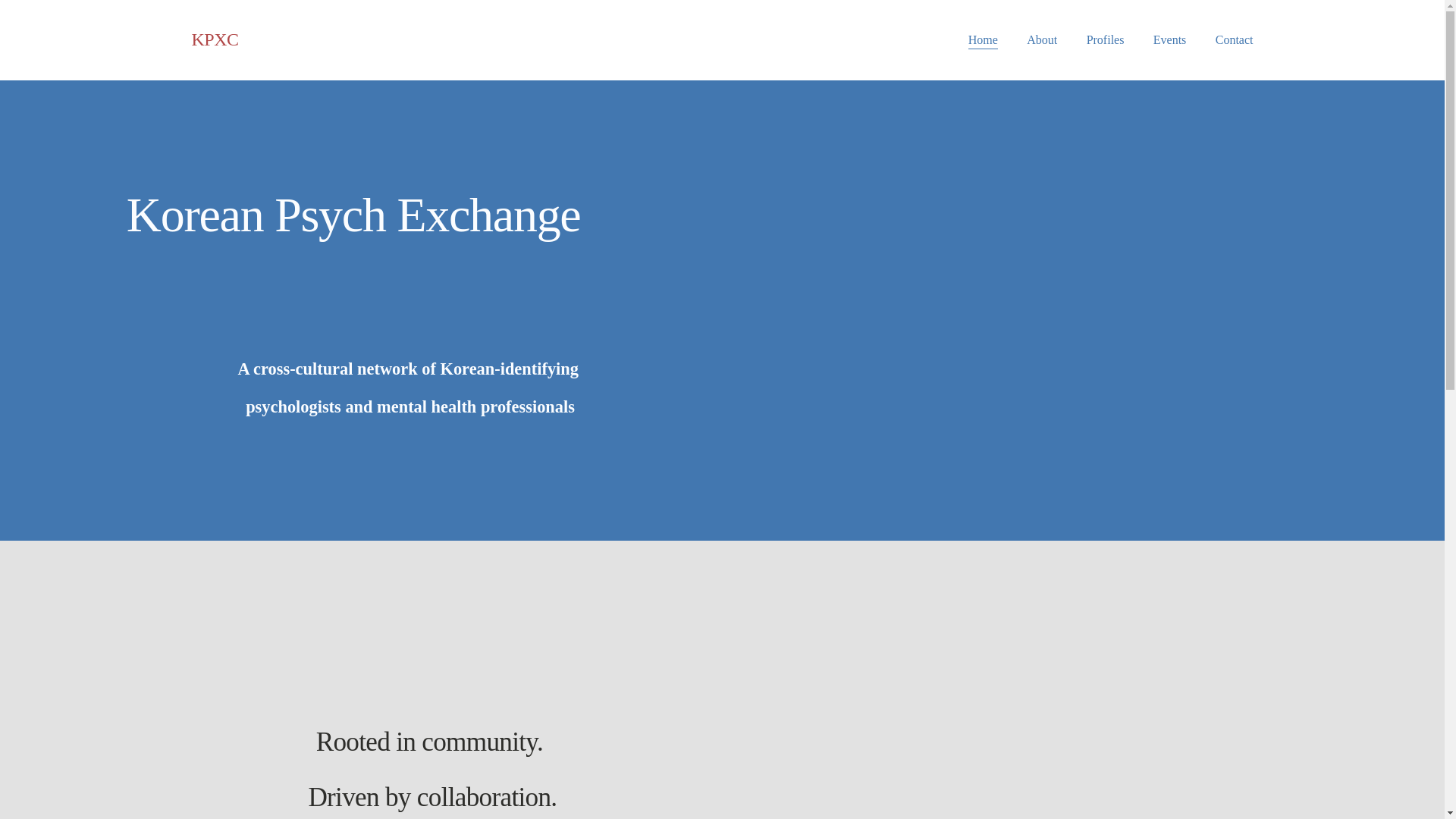 website screenshot of https://koreanpsychxc.org/