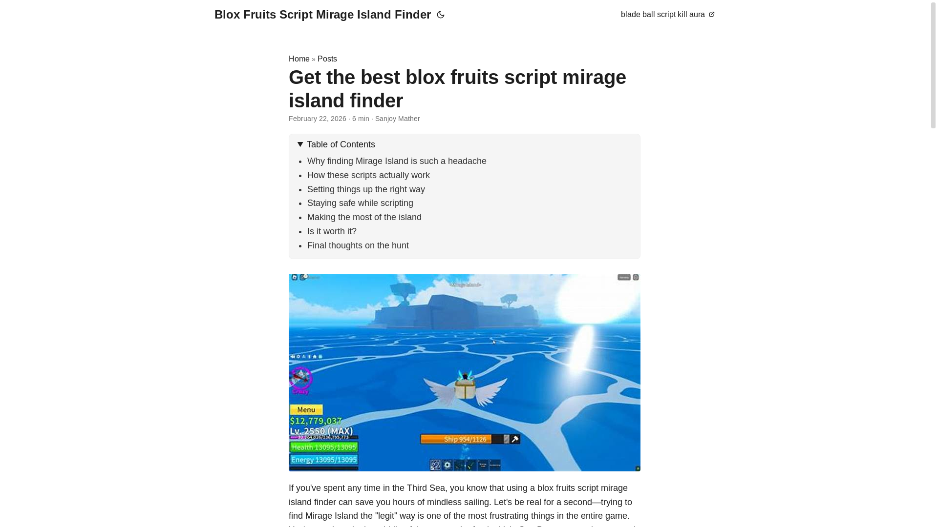 website screenshot of https://blox-fruits-script-mirage-island-finder.pages.dev/