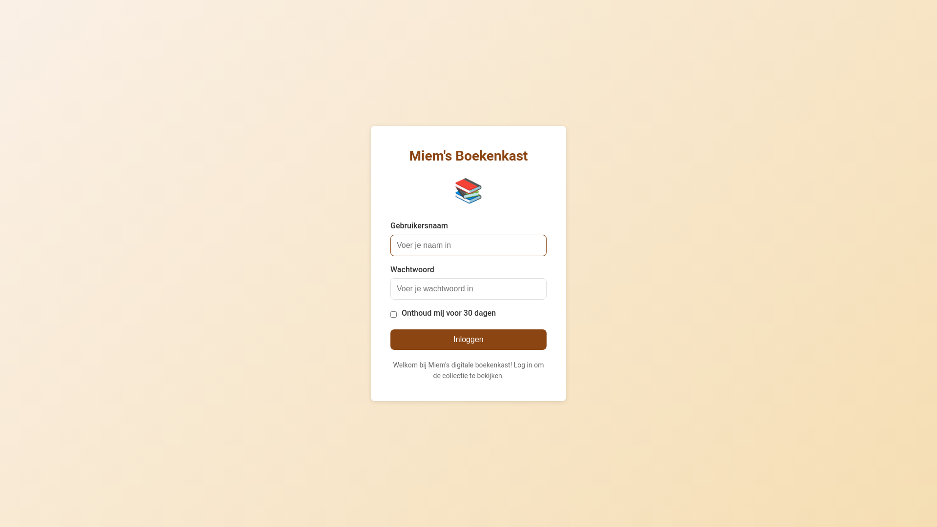 website screenshot of https://miemsboekenkast.nl/