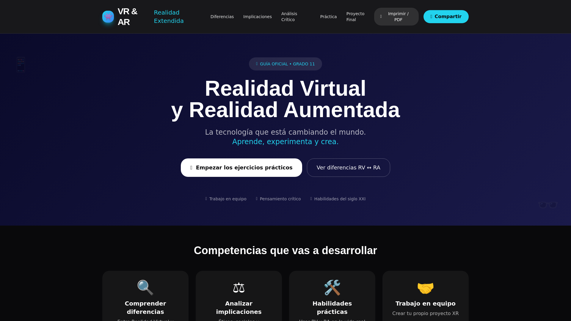 website screenshot of https://realidad-virtual-y-realidad-aumentada-grado11-4.pages.dev/