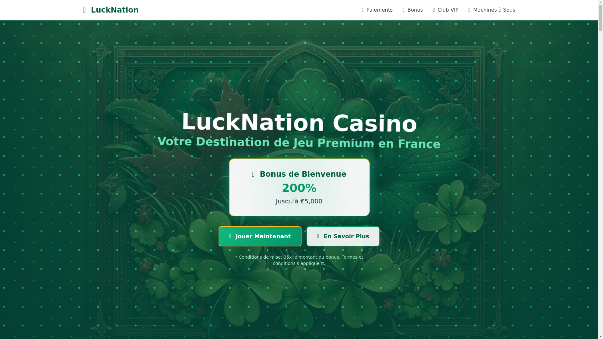 website screenshot of https://lucknation-fr.pages.dev/
