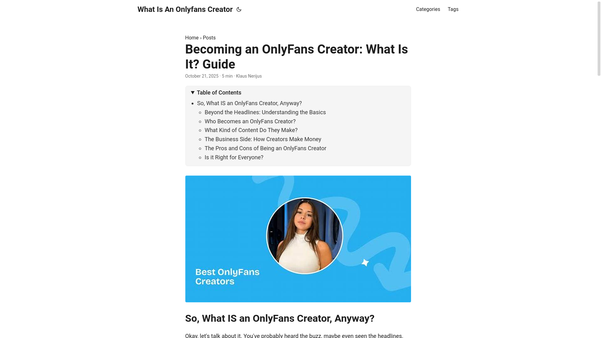 website screenshot of https://what-is-an-onlyfans-creator.pages.dev/