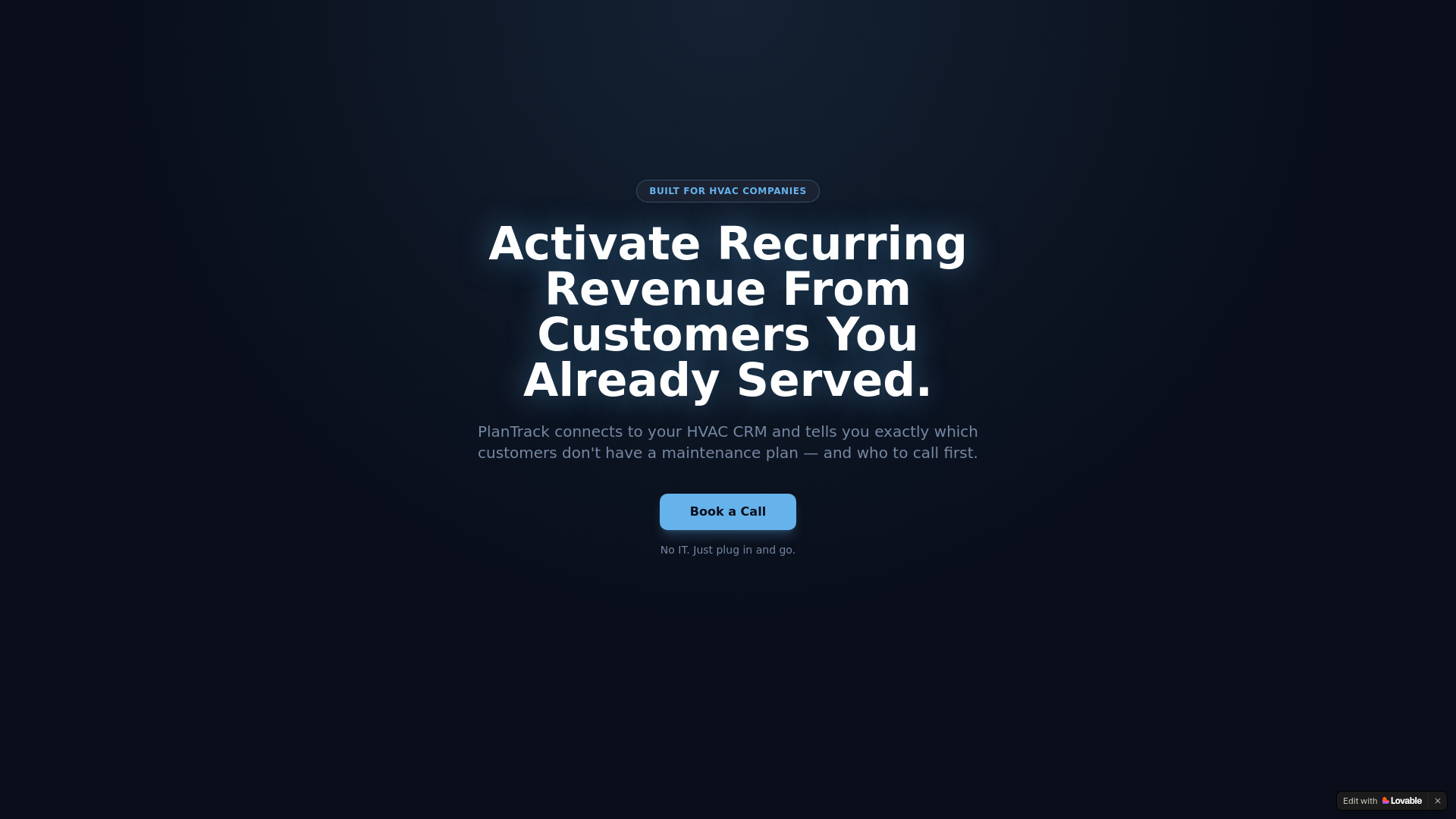 website screenshot of https://plantrackengine.com/