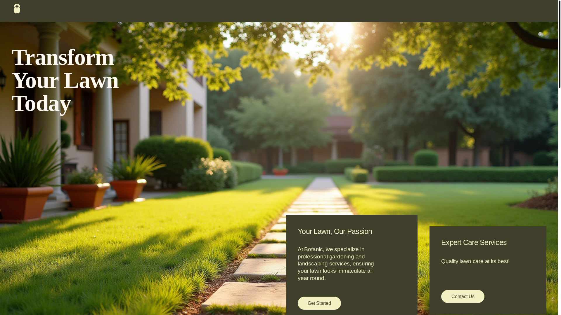 website screenshot of https://botanicau.com.au/