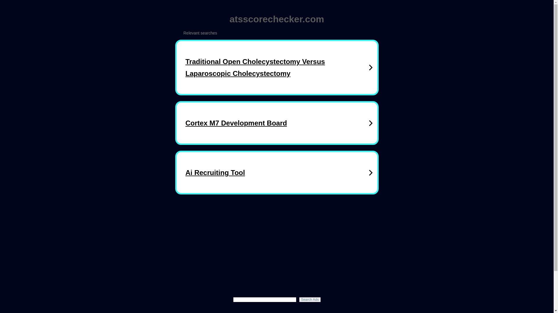 website screenshot of https://atsscorechecker.com/