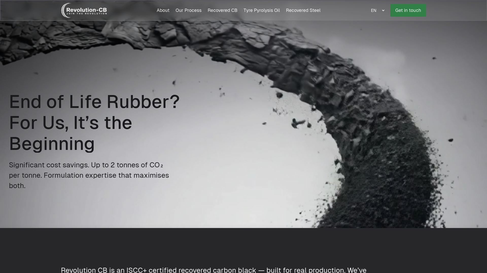 website screenshot of https://revolutionrcb.com/