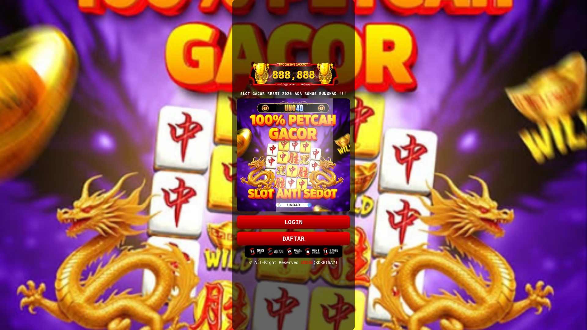 website screenshot of https://kokbisa-unobanget.pages.dev/