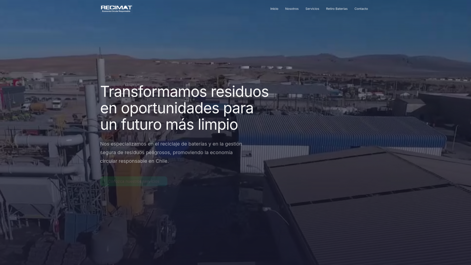 website screenshot of https://recimat.pages.dev/