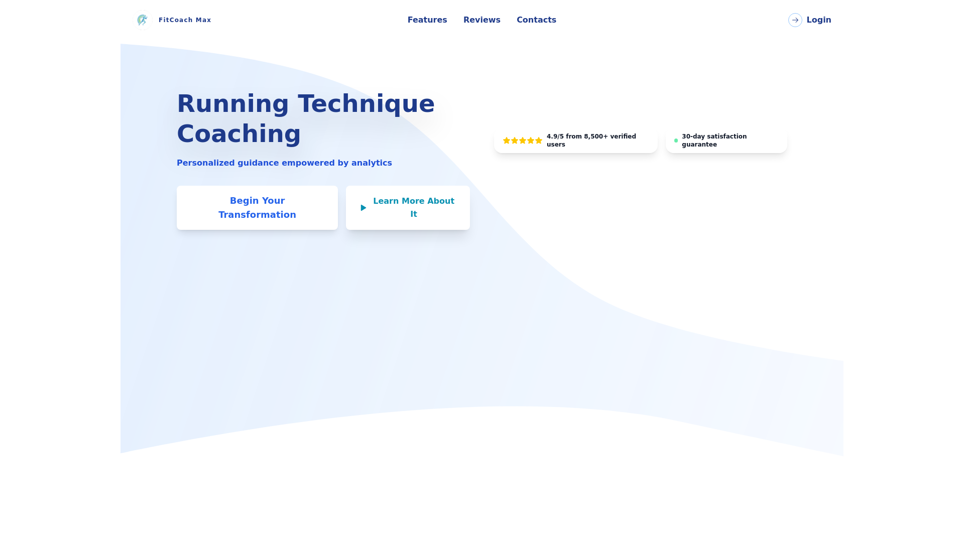 website screenshot of https://fitcoachmax.com/