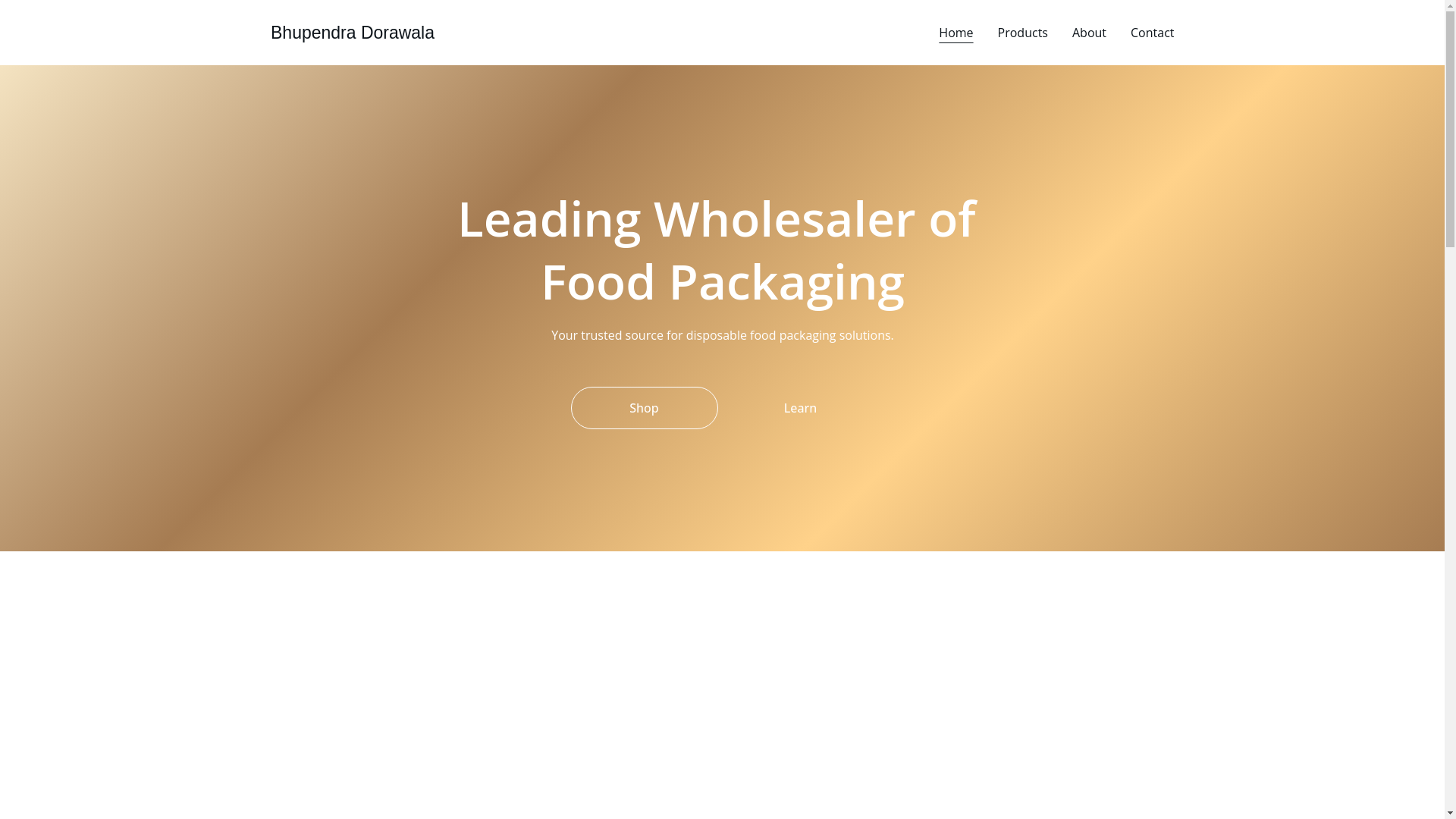 website screenshot of https://bhupendradorawala.com/