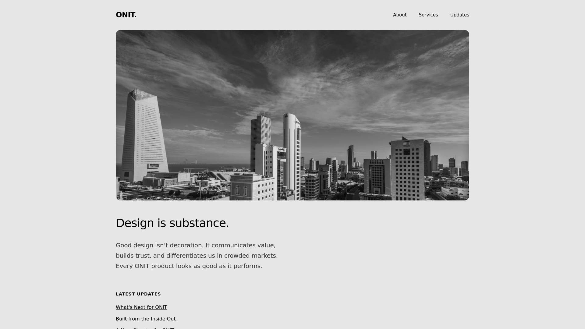 website screenshot of https://onit.com.kw/