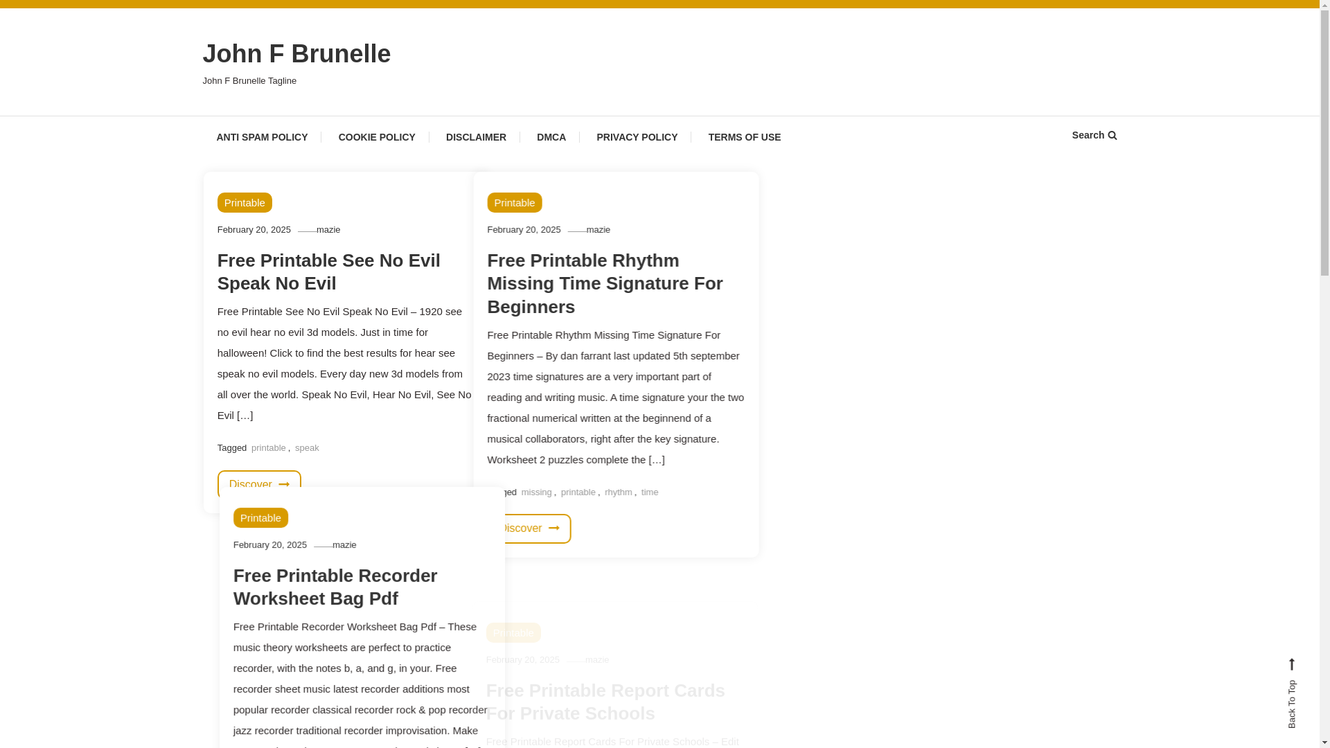 website screenshot of https://johnfbrunellem.pages.dev/