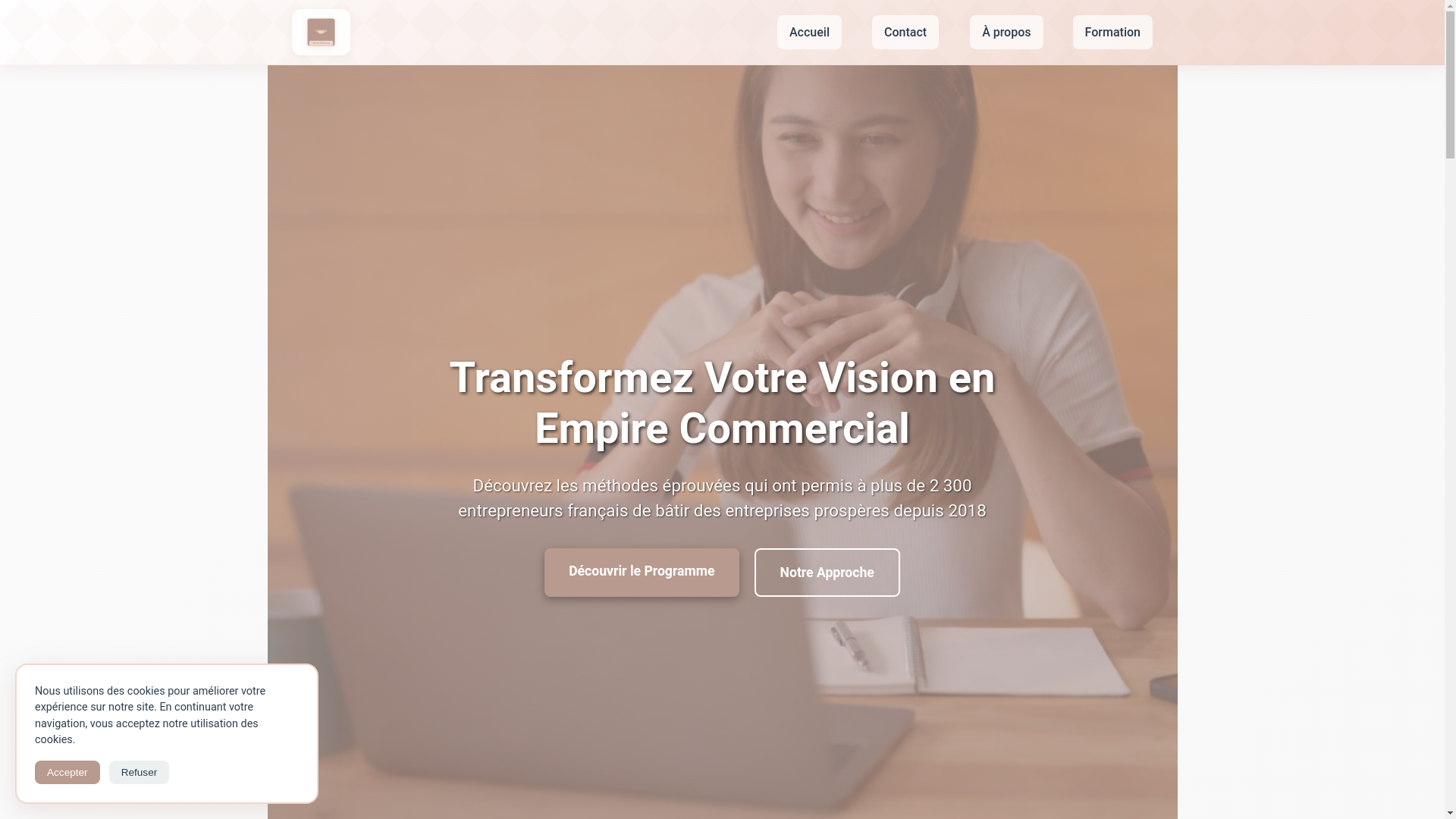 website screenshot of https://famerithulona.com/