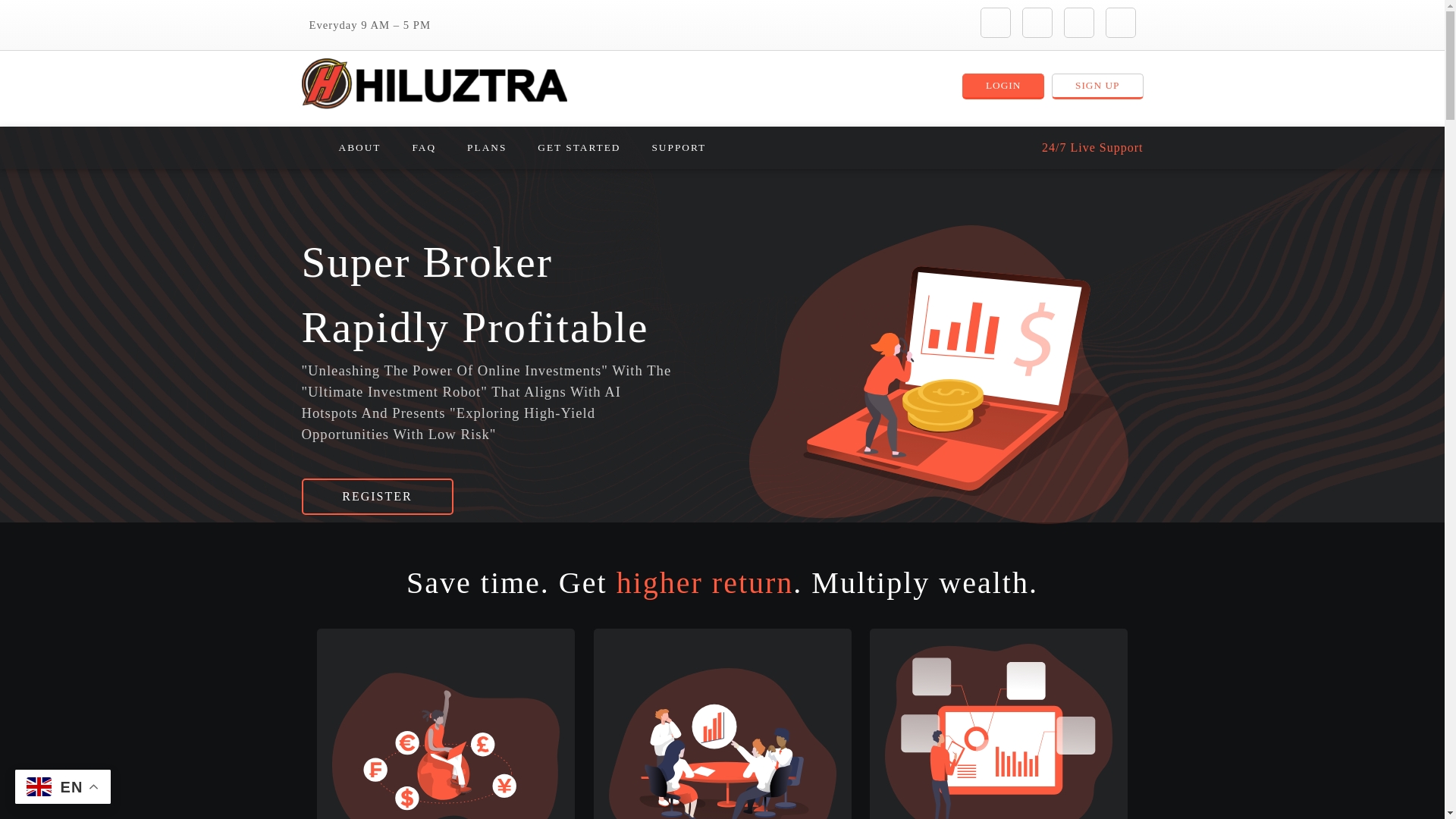 website screenshot of http://hiluztra.com/