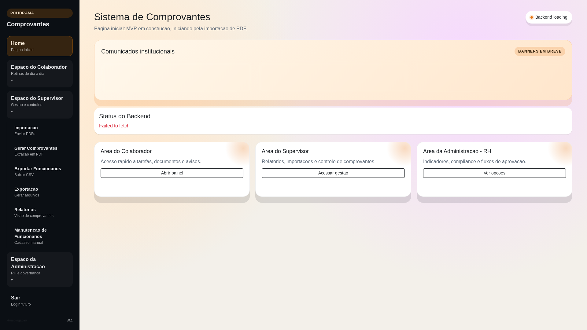website screenshot of https://unicomunitaria.com.br/