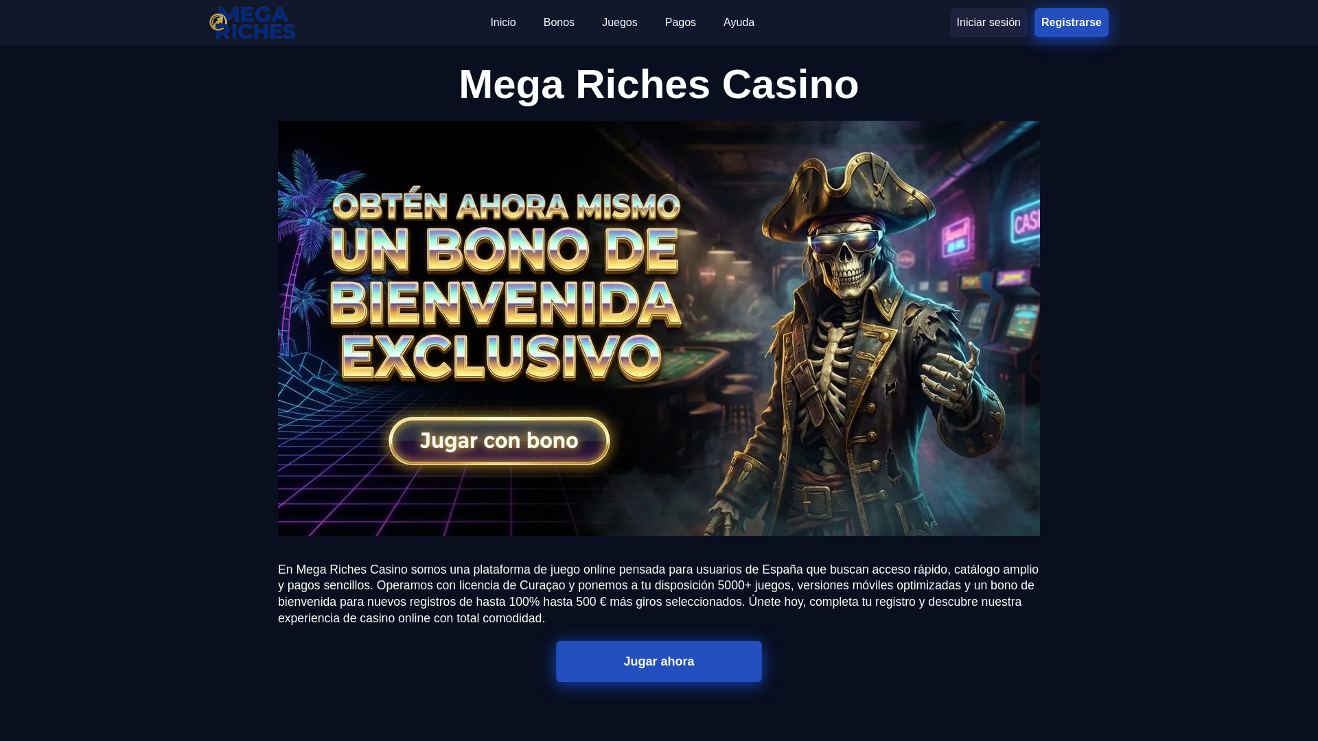 website screenshot of https://megarichescasino-org-es-56320.pages.dev/