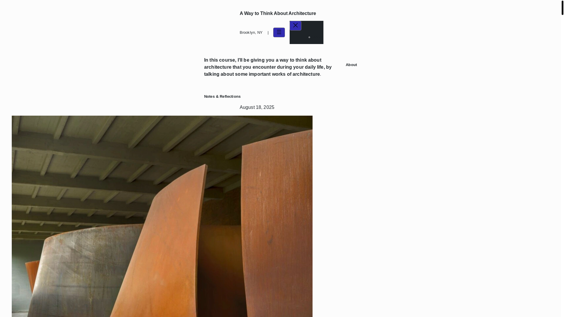 website screenshot of https://thinkaboutarchitecture.com/