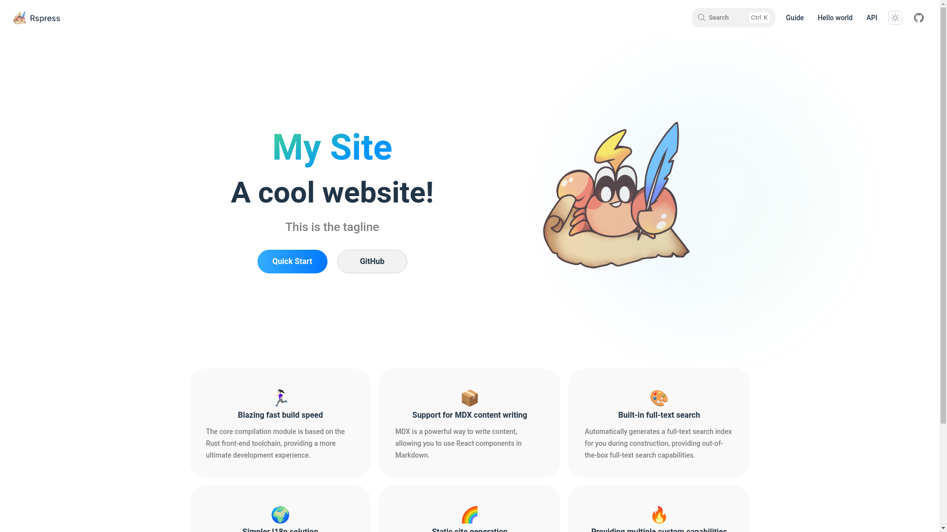 website screenshot of https://react-native-gesture-image-viewer.pages.dev/