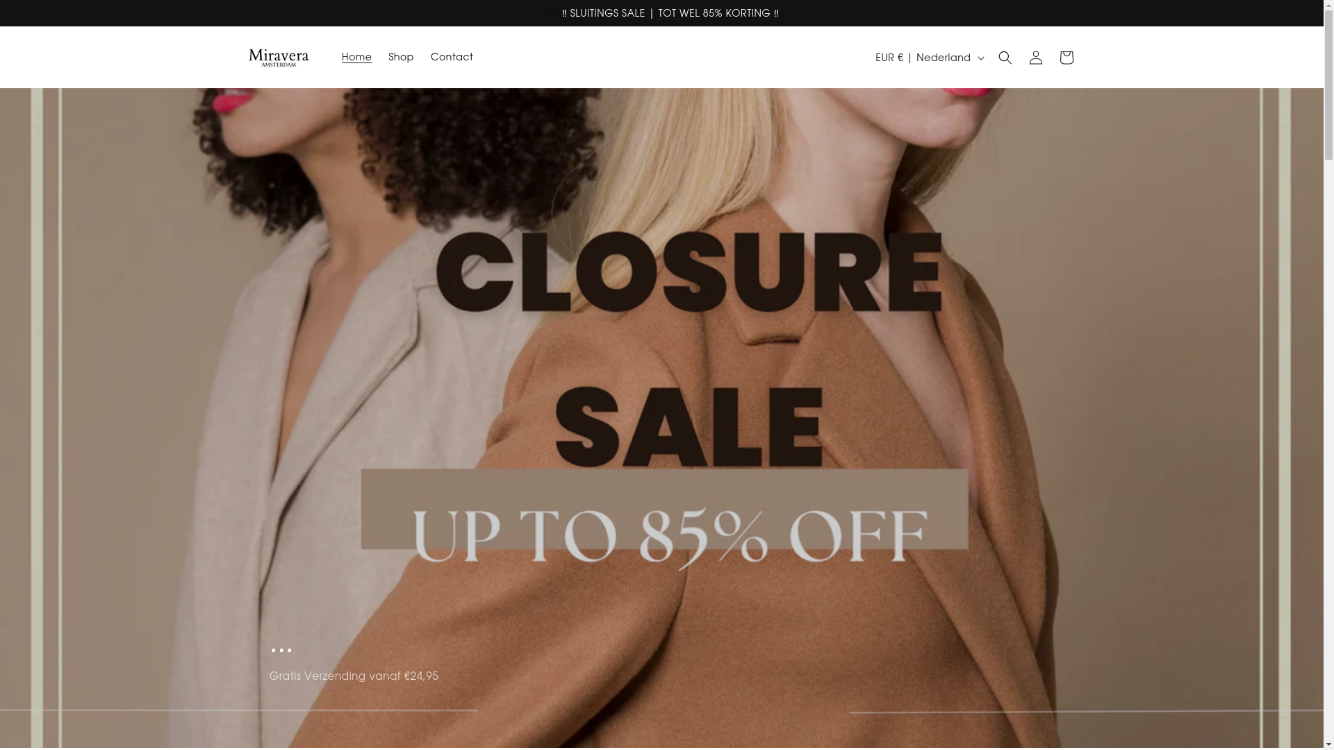 website screenshot of https://miravera-amsterdam.nl/