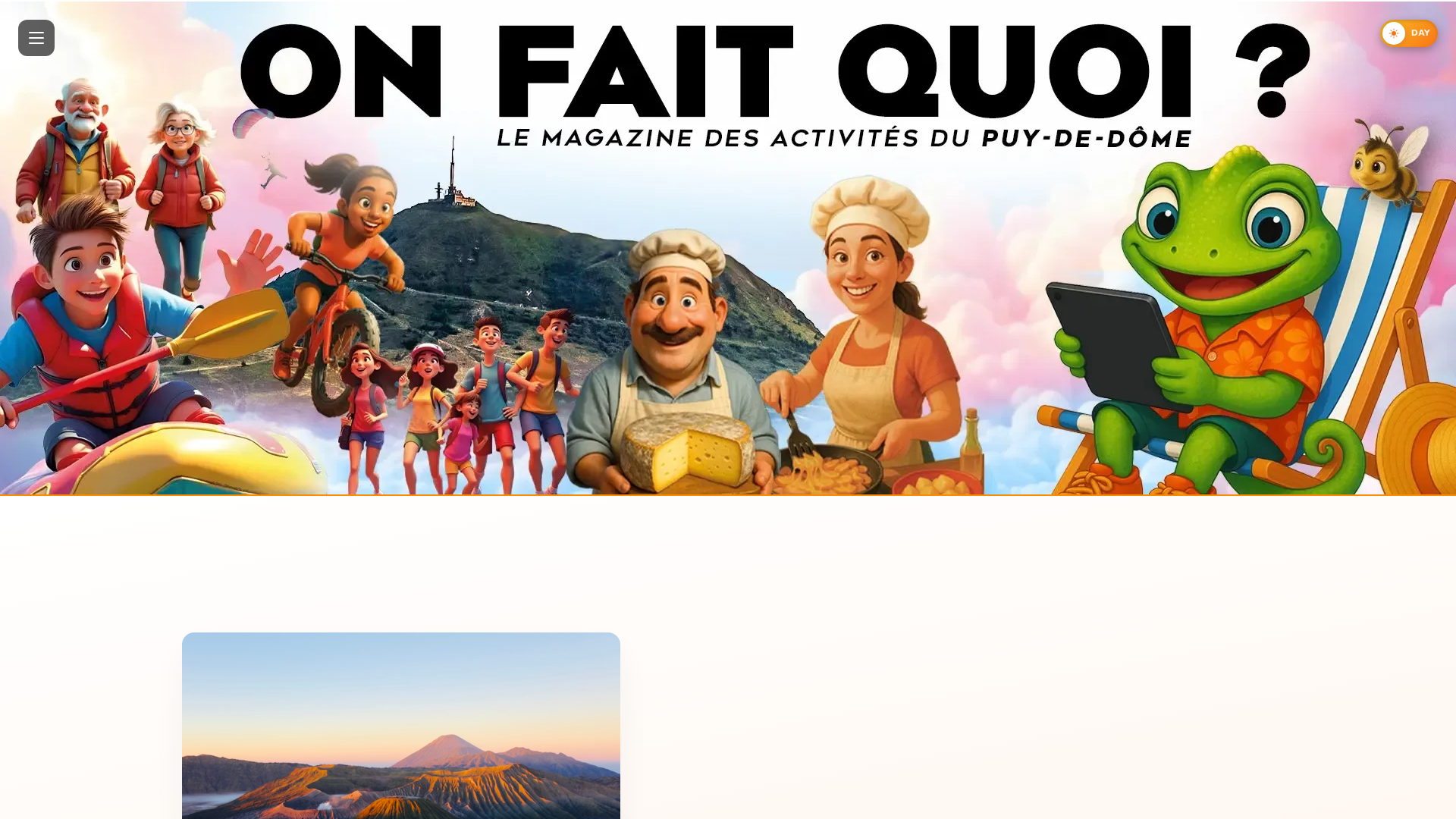 website screenshot of https://on-fait-quoi.pages.dev/