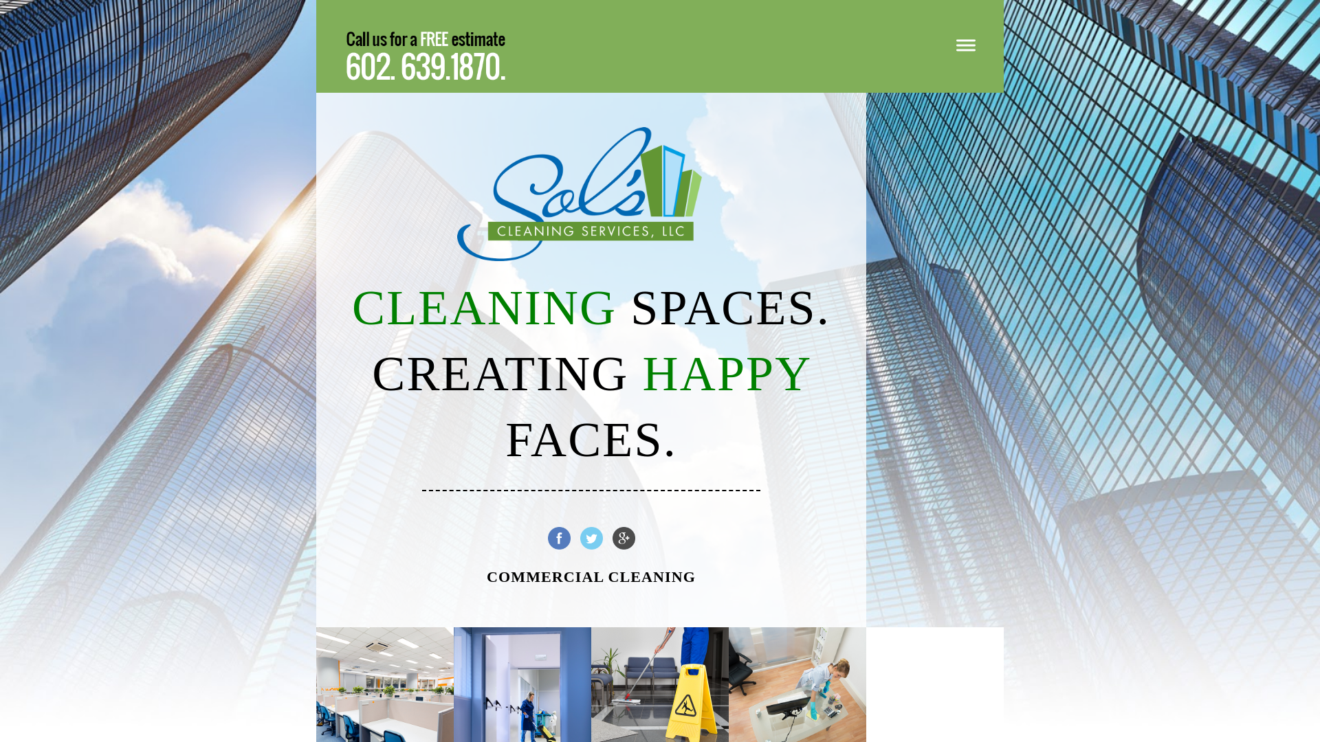 website screenshot of https://solscleaningservices-com.pages.dev/