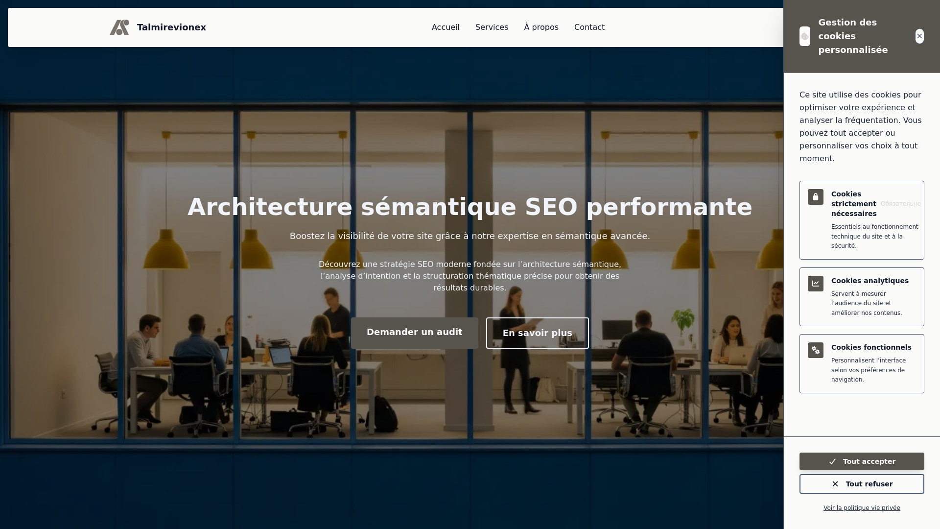 website screenshot of https://talmirevionex.sbs/