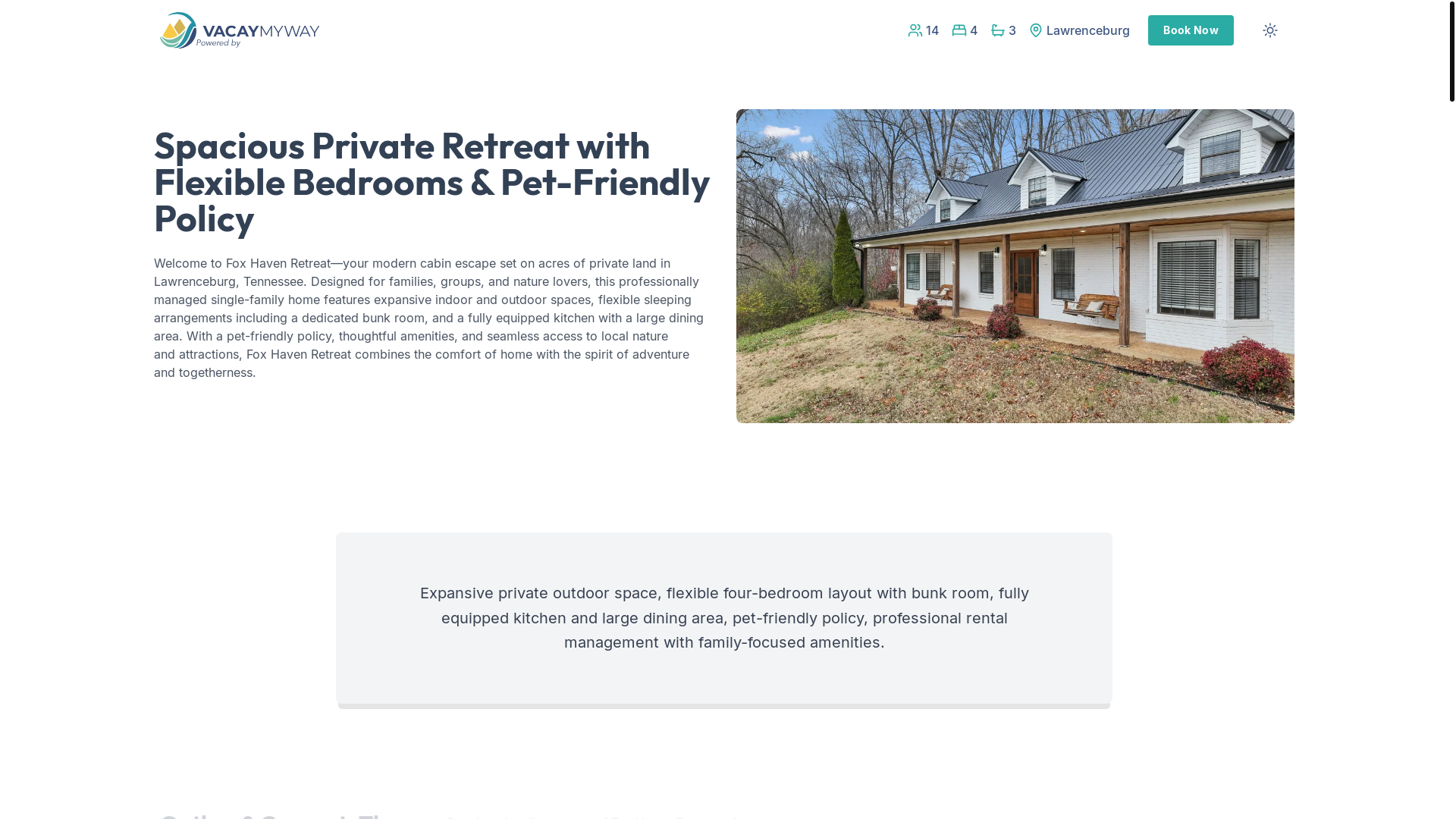 website screenshot of https://shotwellacres.house/