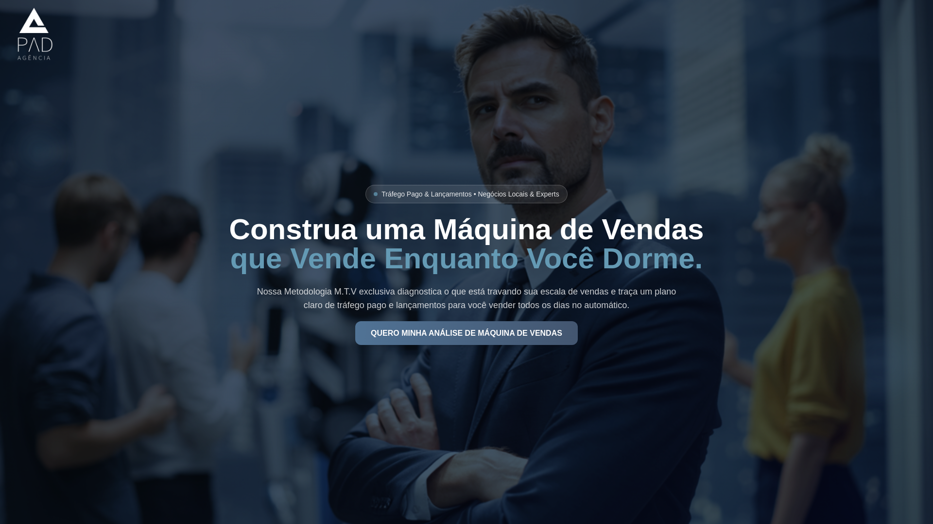 website screenshot of https://agenciapad.pages.dev/