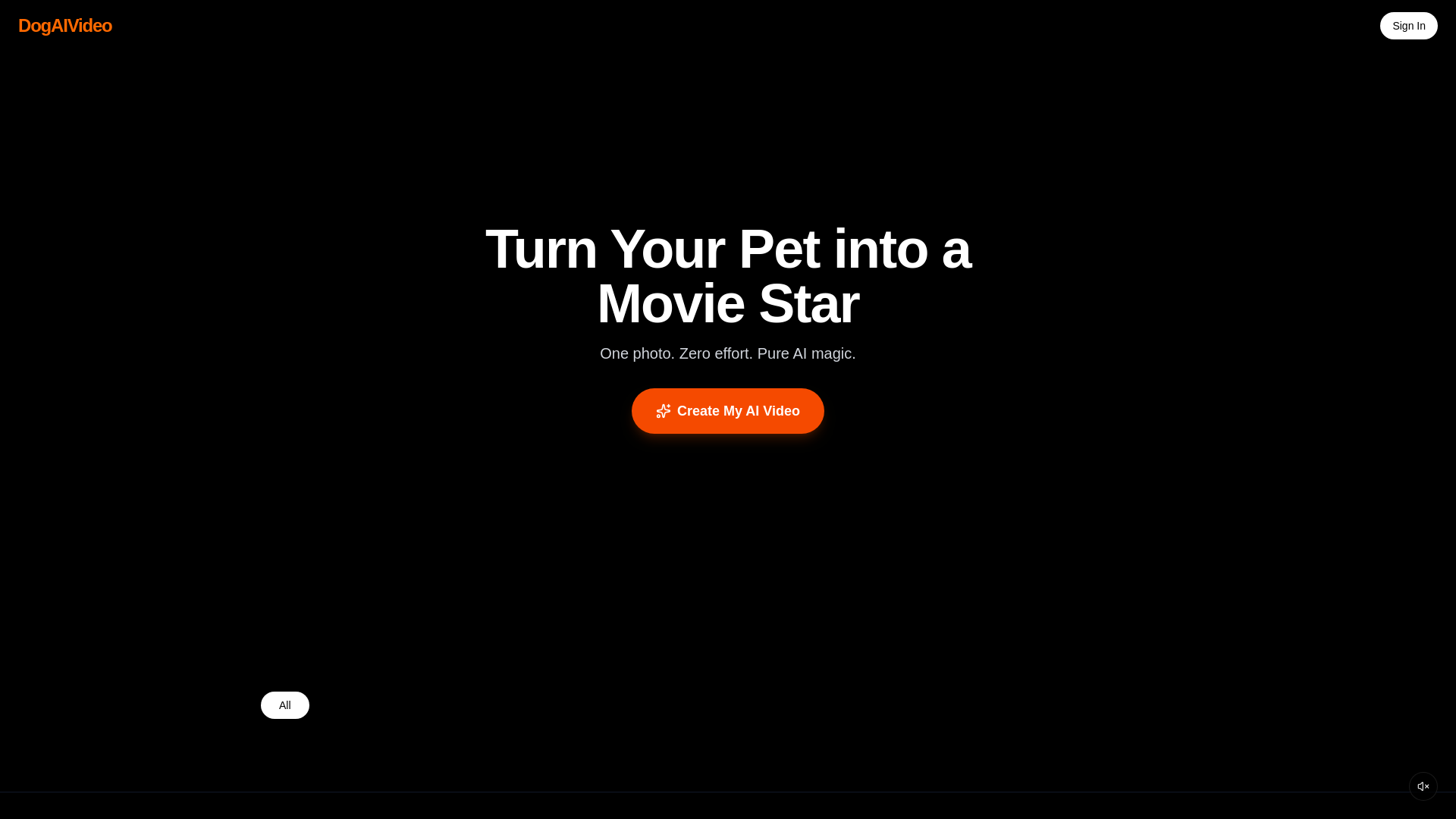 website screenshot of https://dogaivideo-web.pages.dev/