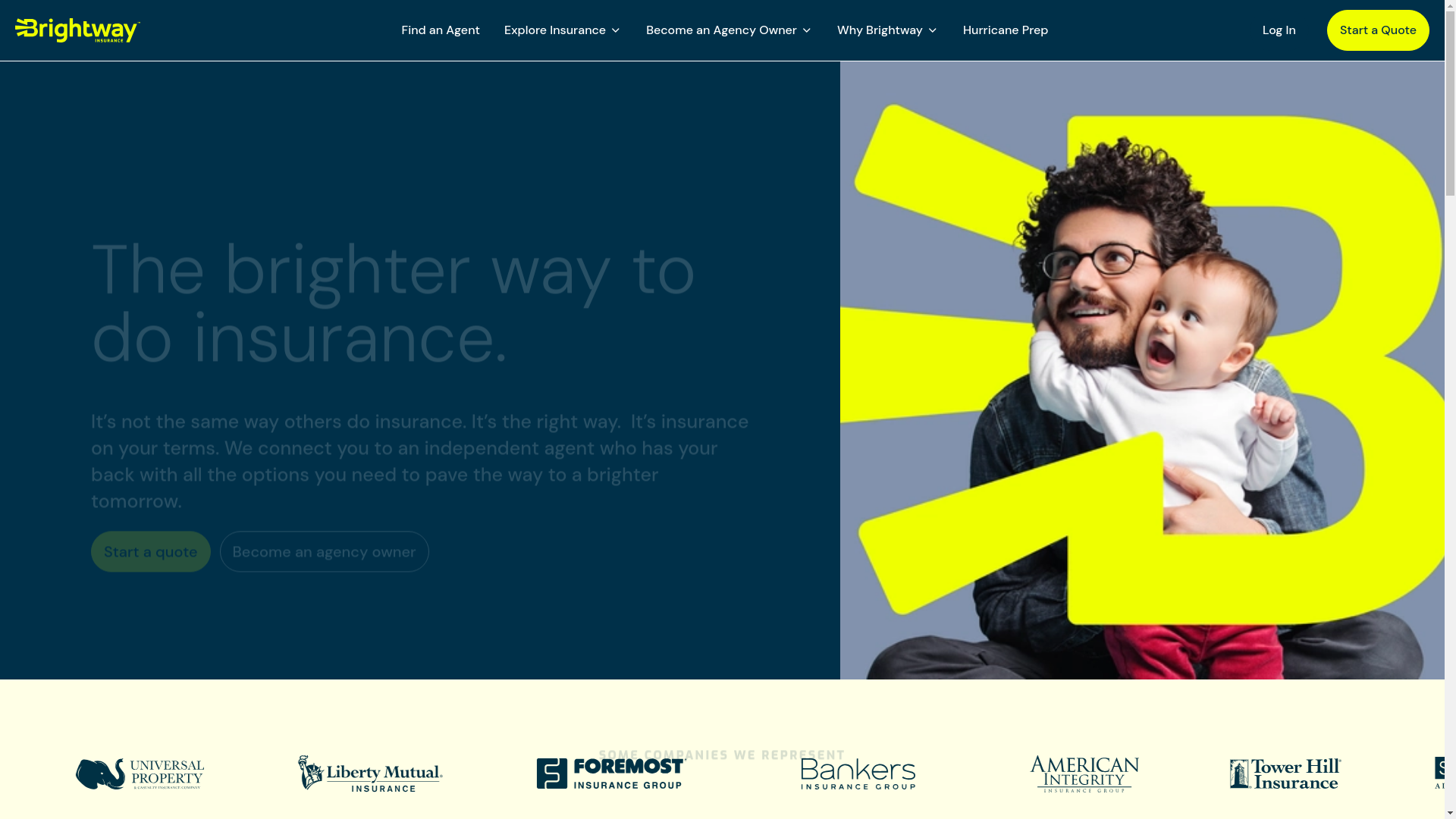 website screenshot of https://brightwayagencyownership.com/