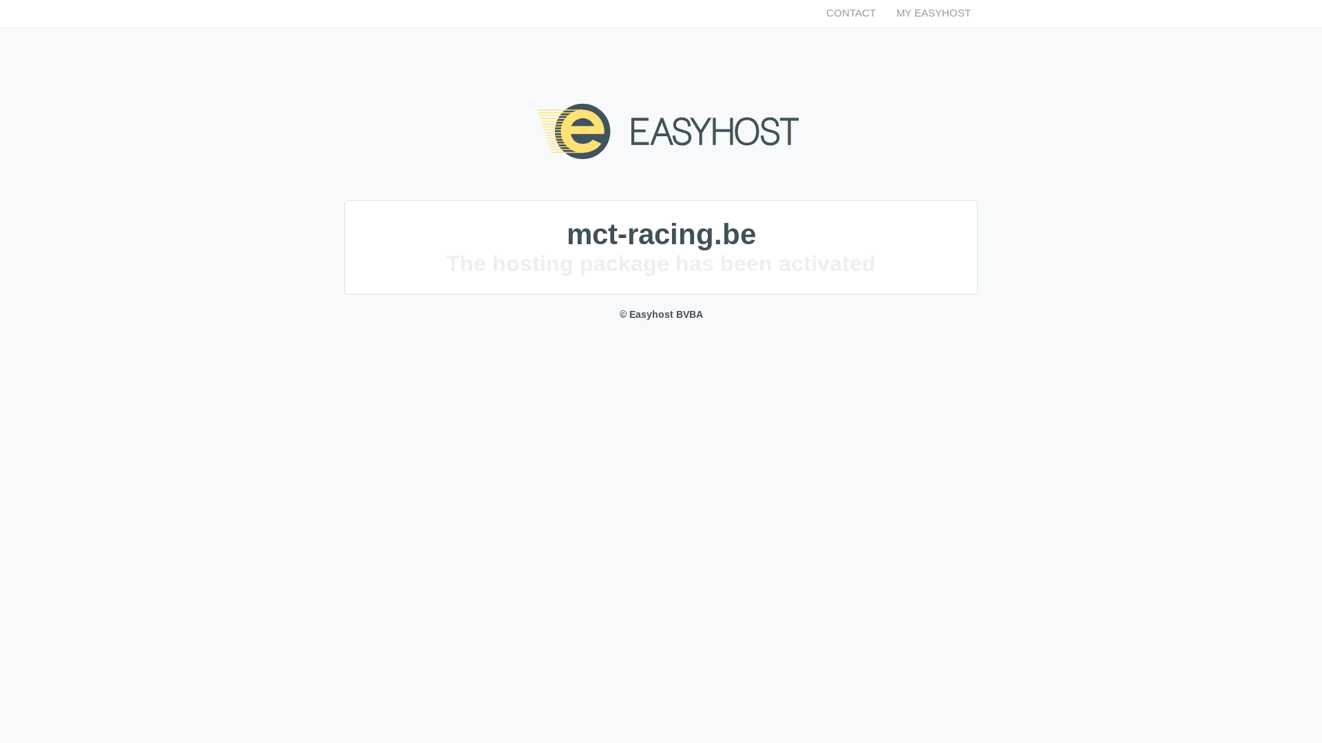 website screenshot of https://mct-racing.be/