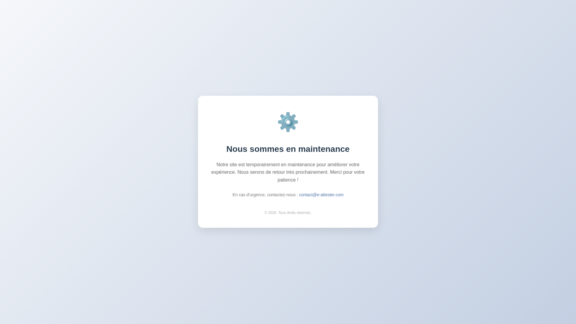 website screenshot of https://e-attester.com/