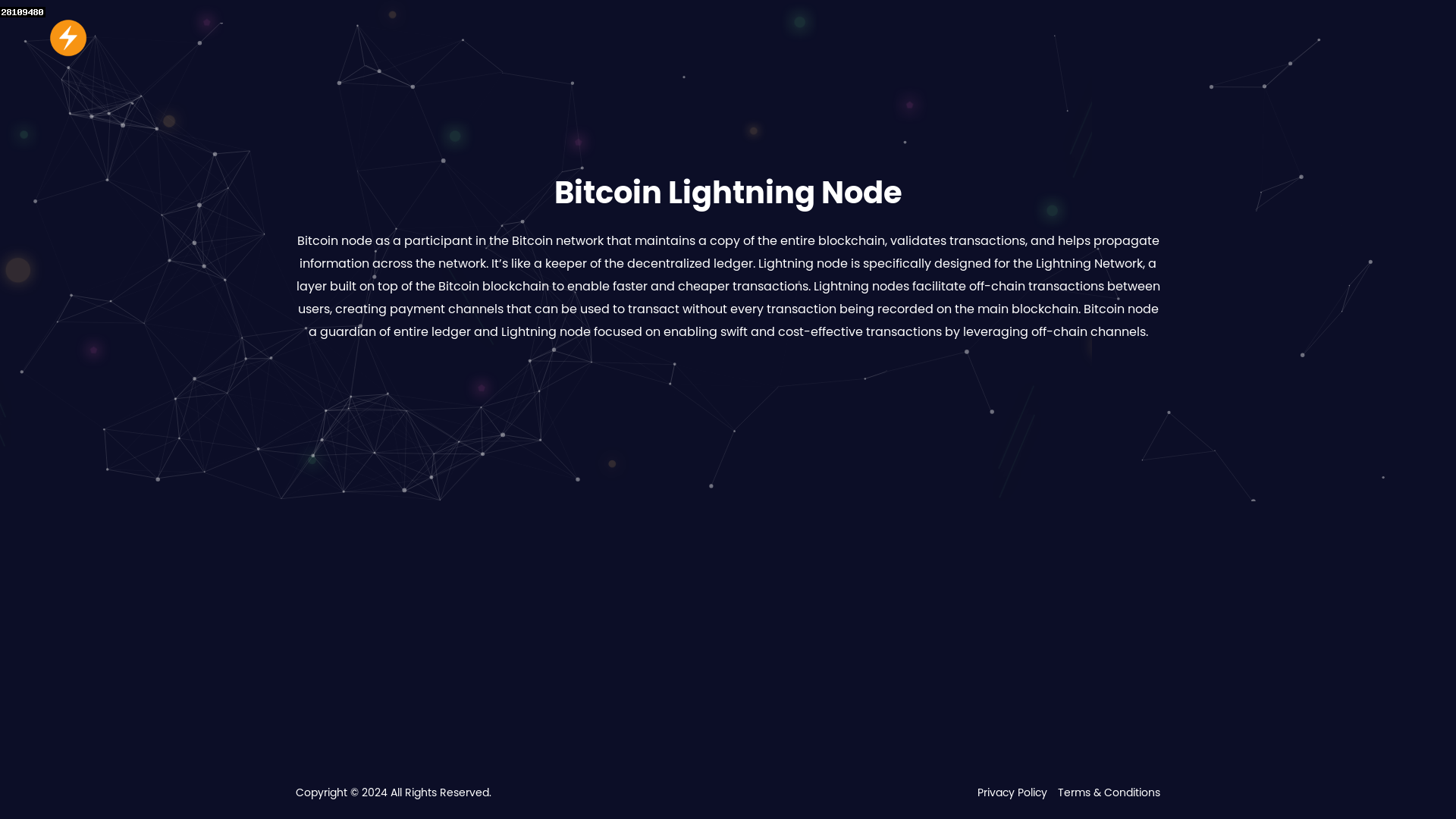 website screenshot of https://lightning-ssp.pages.dev/