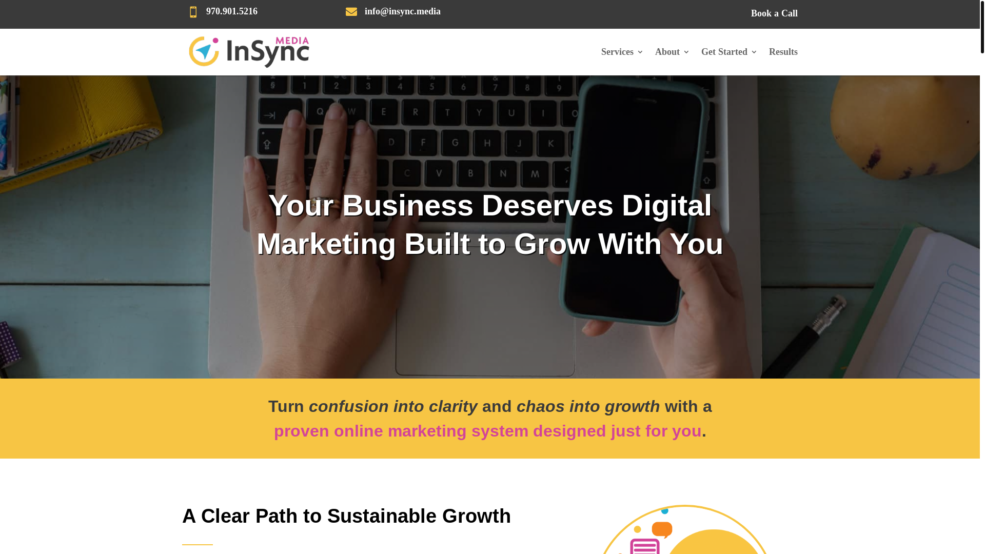 website screenshot of https://boostinsync.com/
