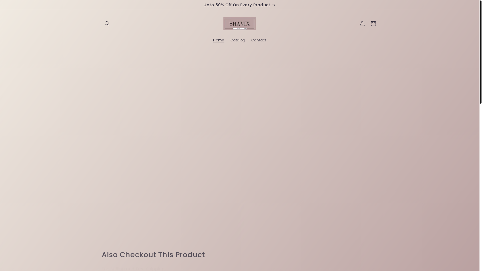 website screenshot of https://shavix.shop/