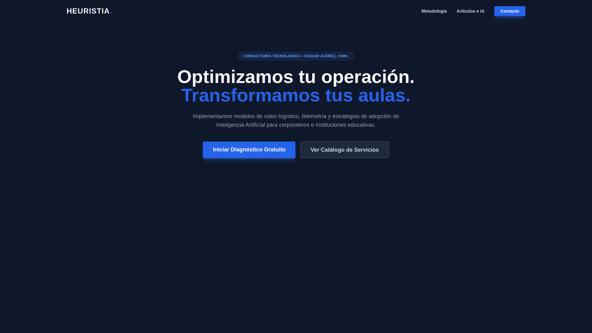 website screenshot of https://heuristia.com