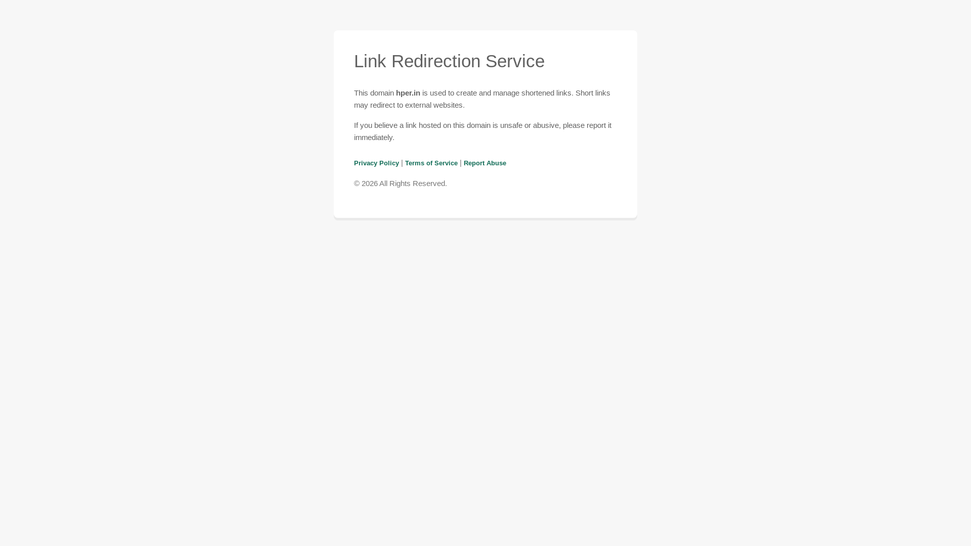 website screenshot of https://hper.in/