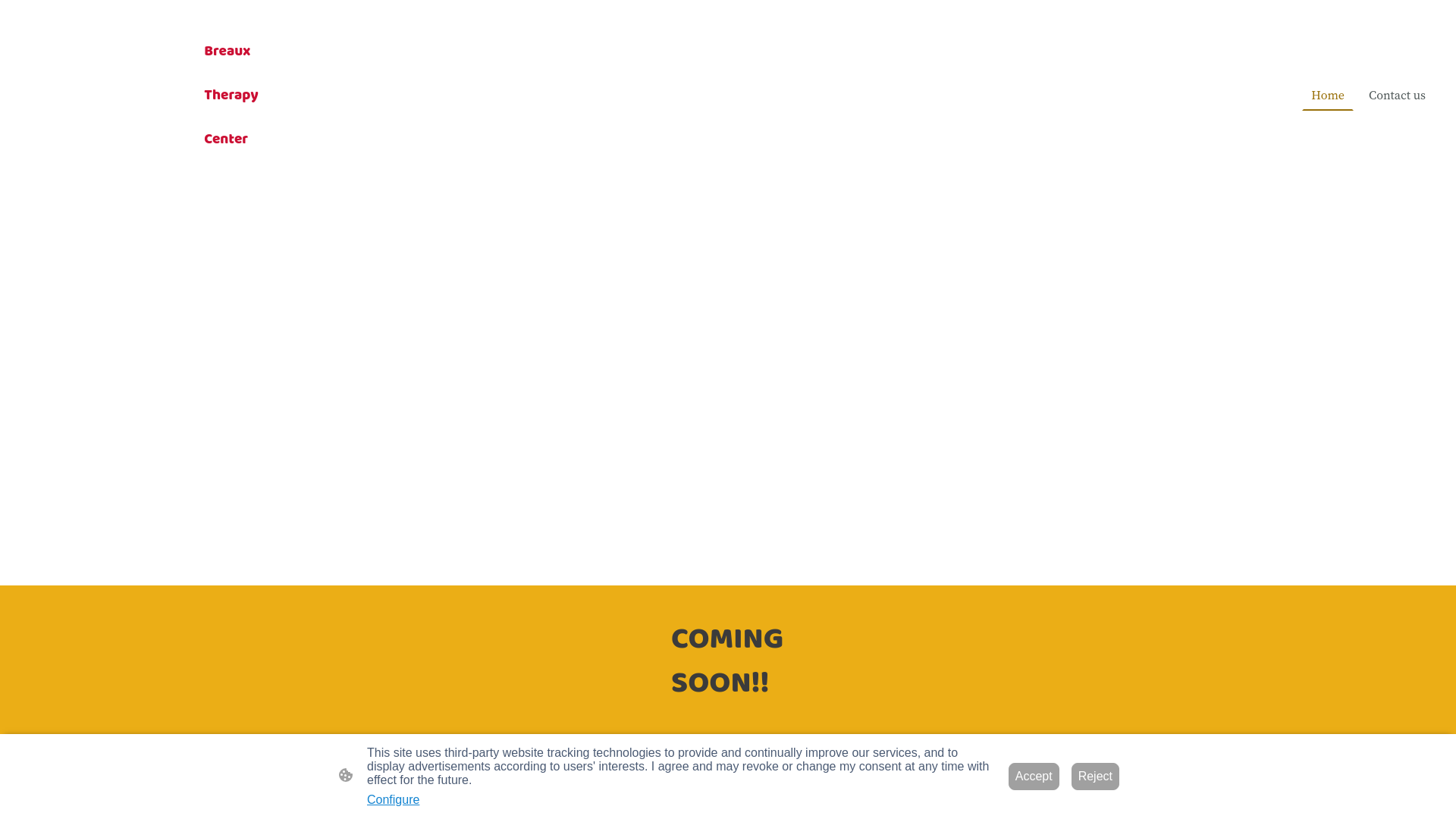 website screenshot of https://breauxtherapycenter.com/