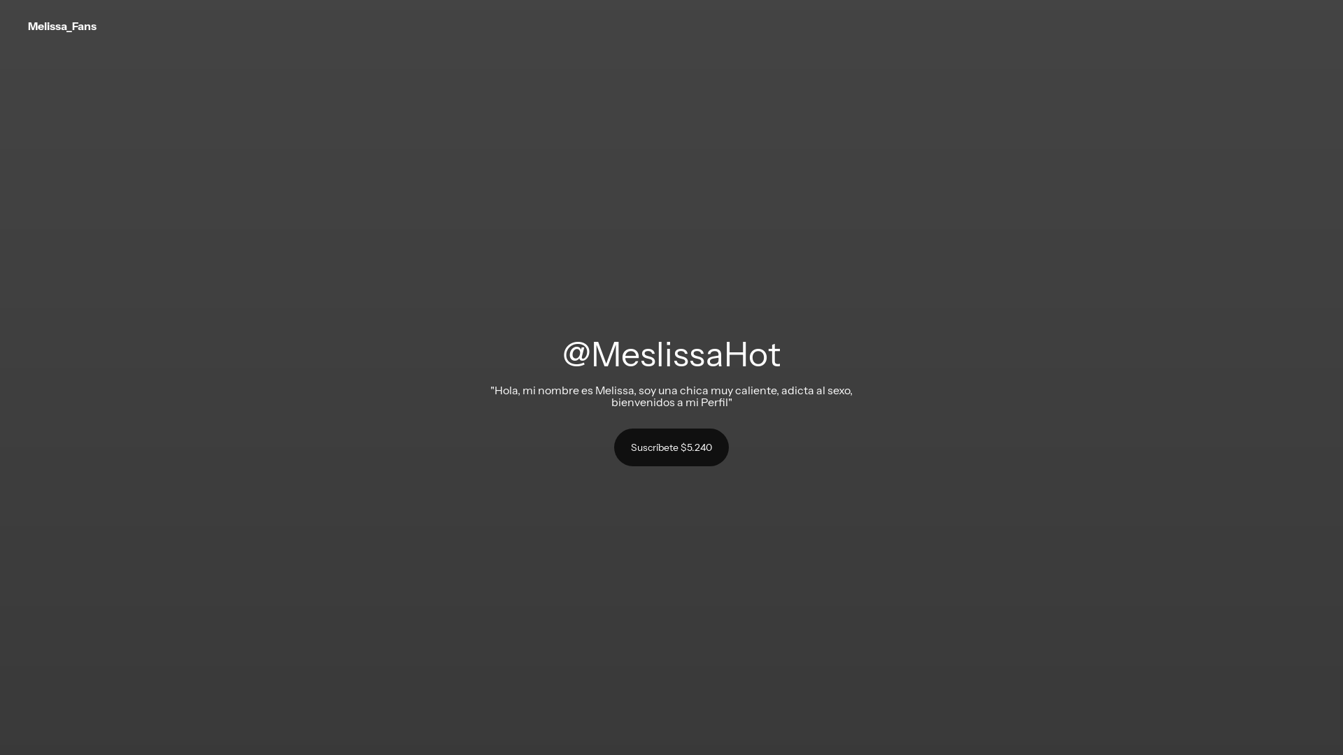 website screenshot of https://melissafans.online/