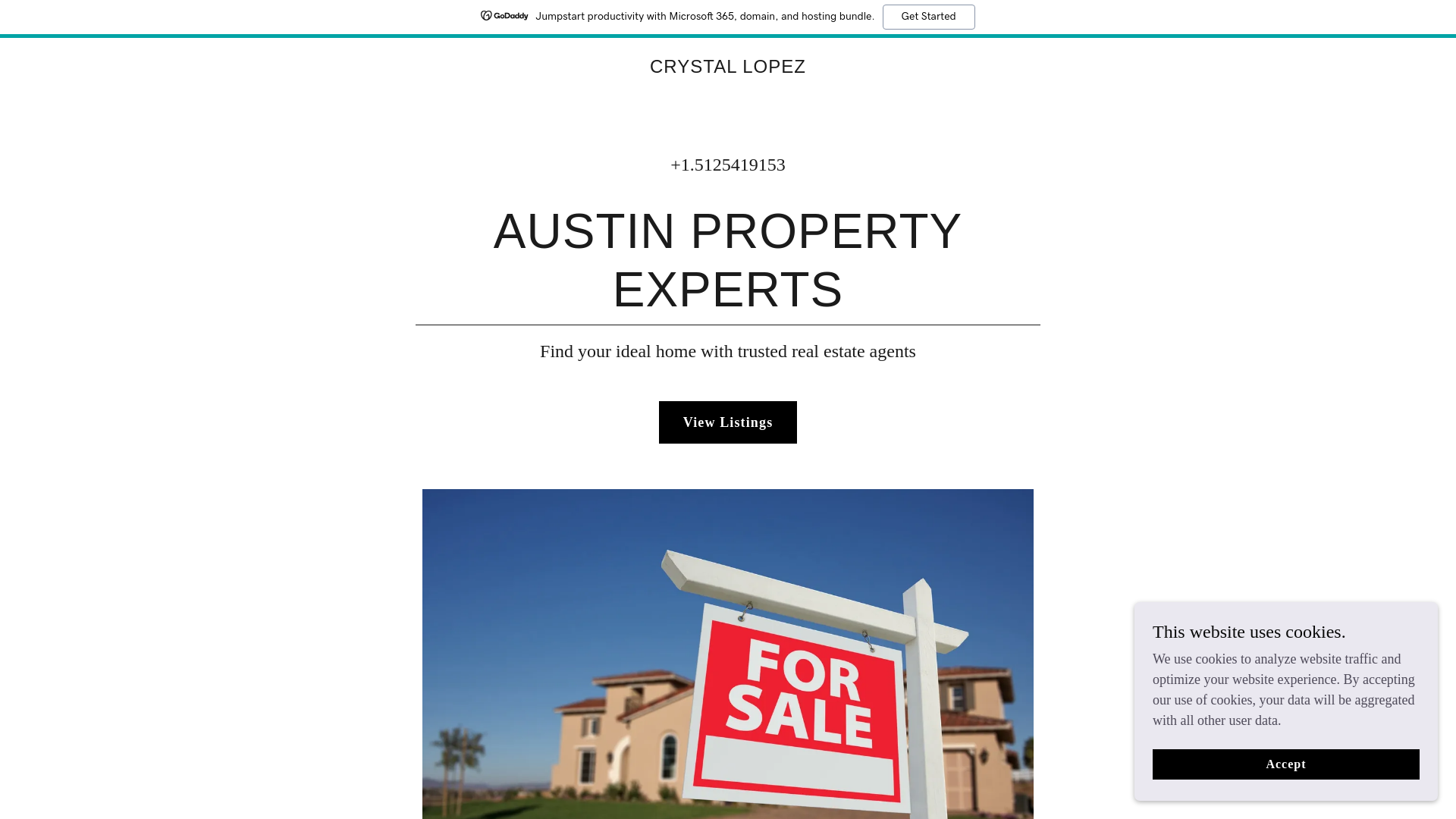 website screenshot of https://crystallopezaustin.com/
