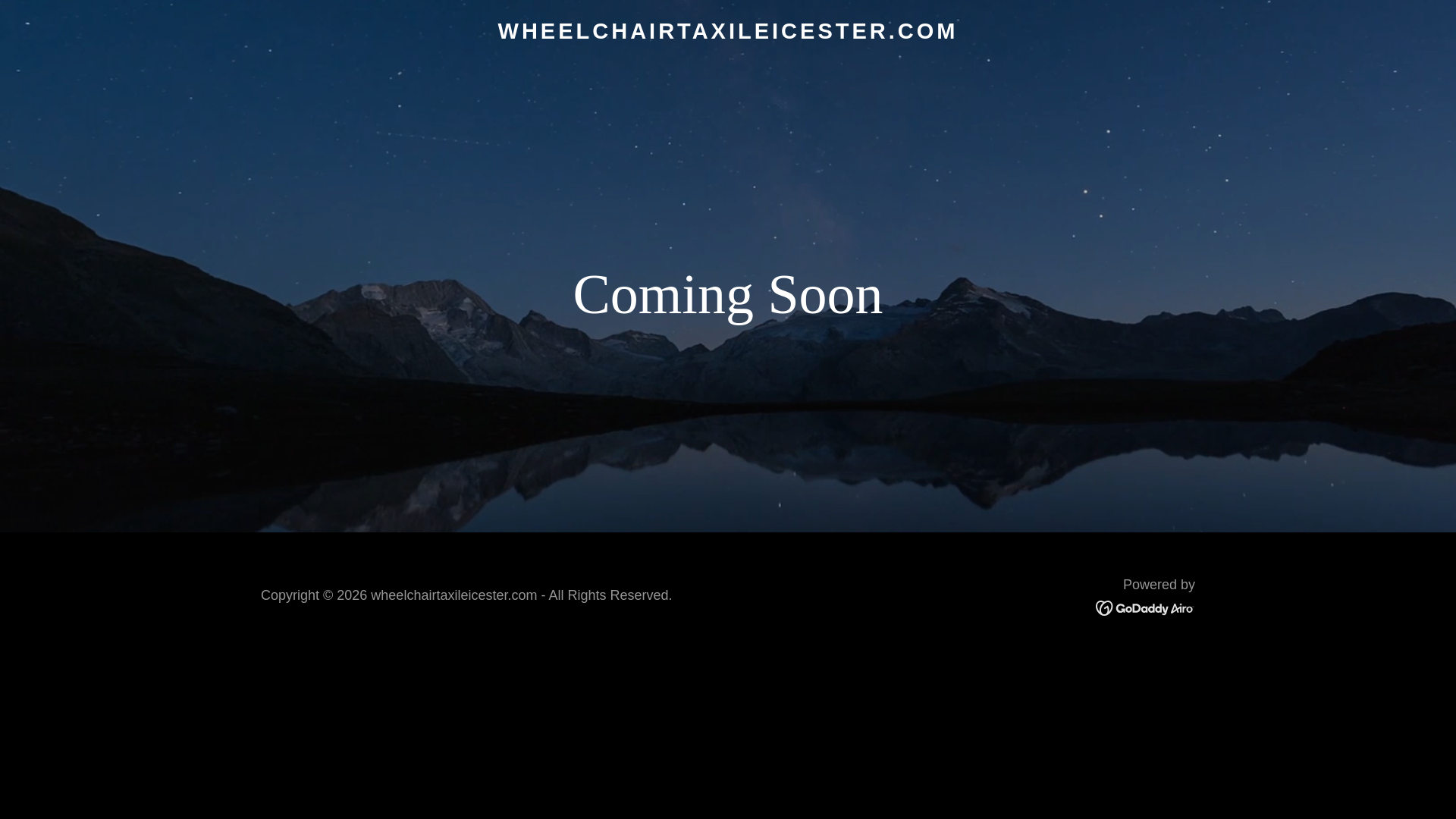 website screenshot of https://wheelchairtaxileicester.com