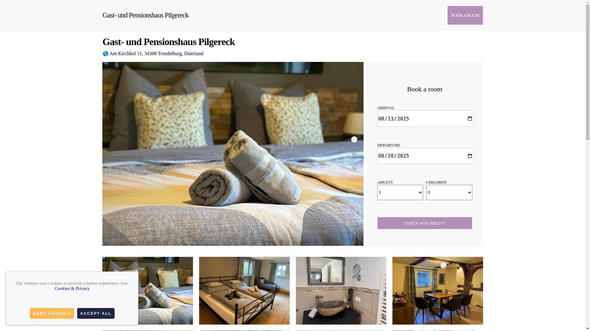 website screenshot of https://gast-und-pensionshaus-pilgereck.com.es/