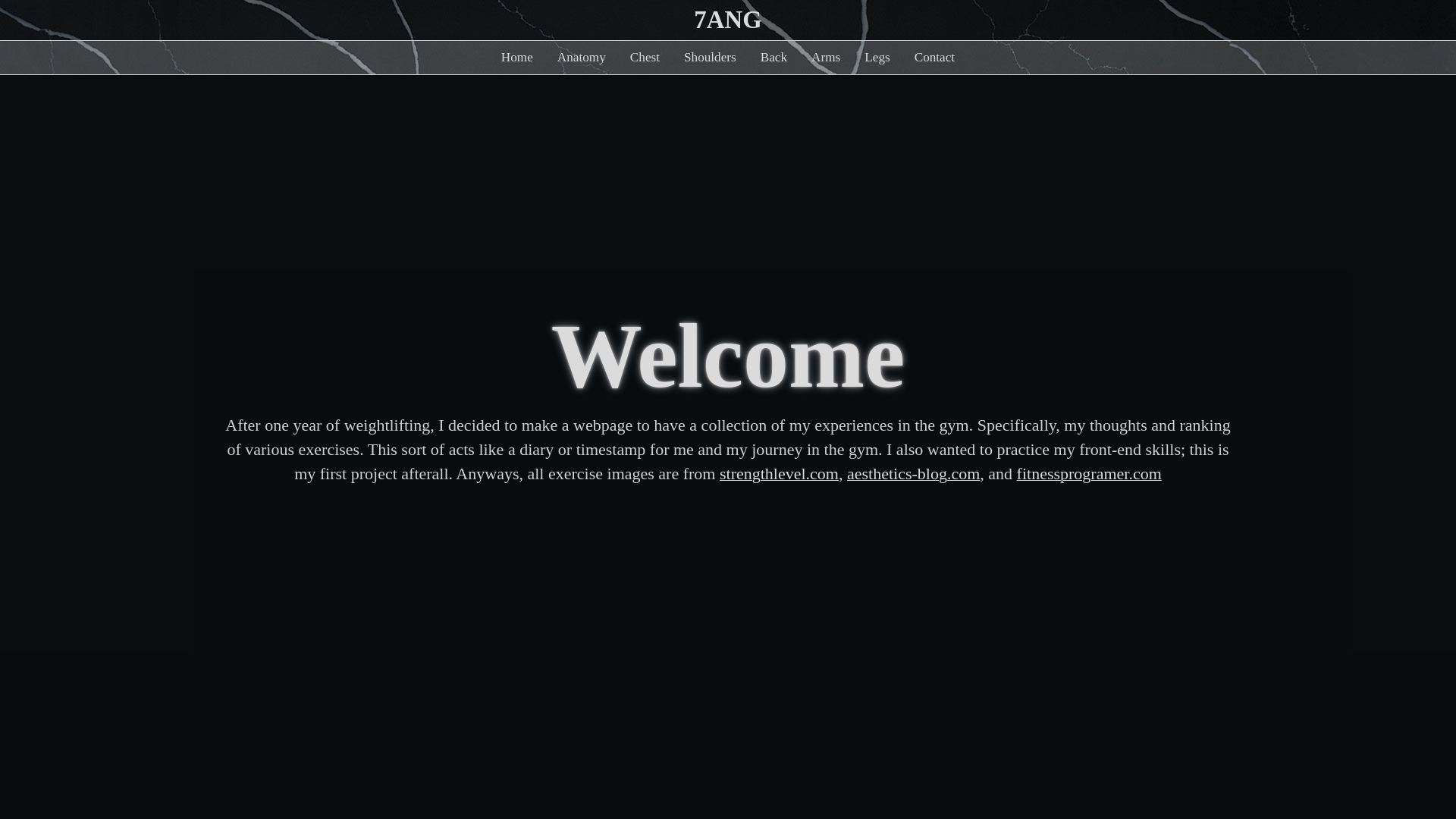 website screenshot of https://weightlifting-website.pages.dev/