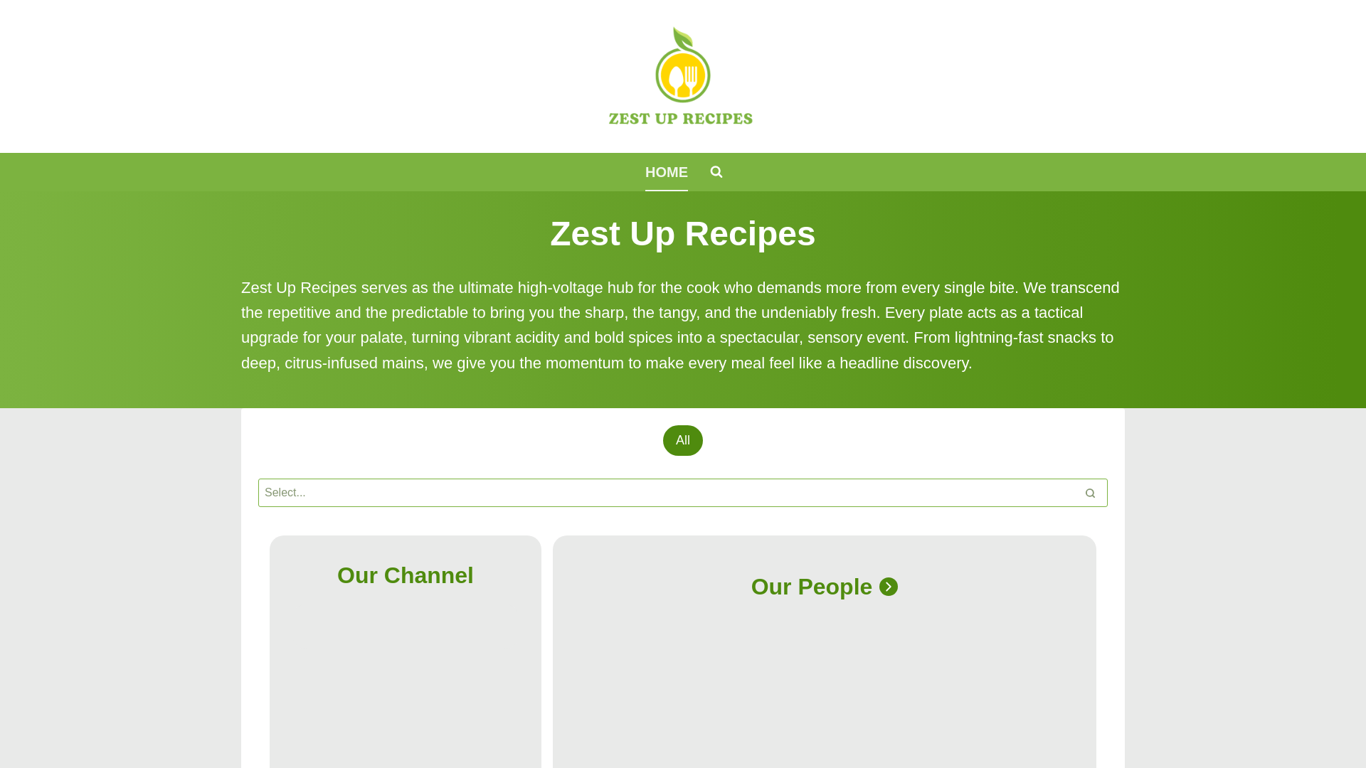 website screenshot of https://zestuprecipes.com