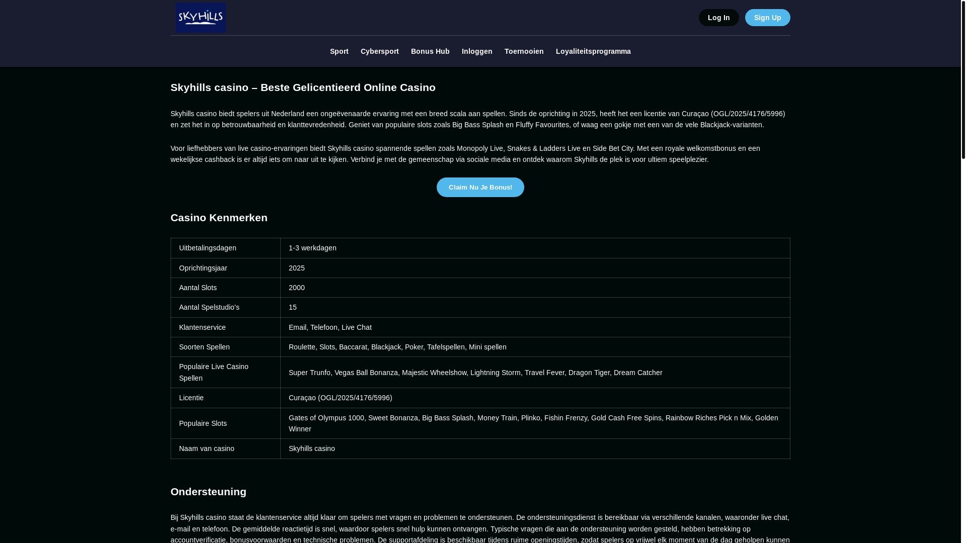 website screenshot of https://skyhills-netherlands-nl.pages.dev/