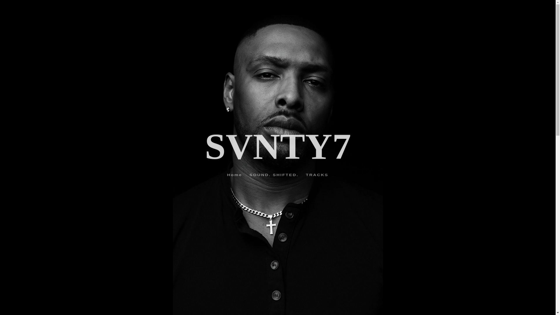 website screenshot of https://svnty7music.com/