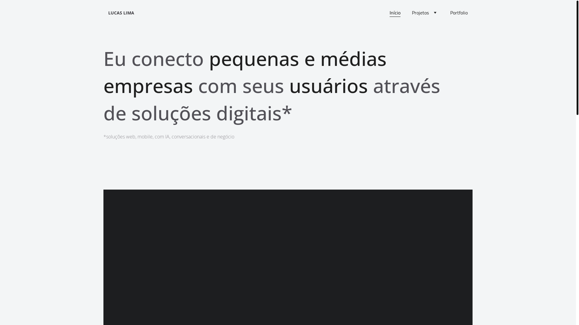 website screenshot of https://lucasabl.com.br/