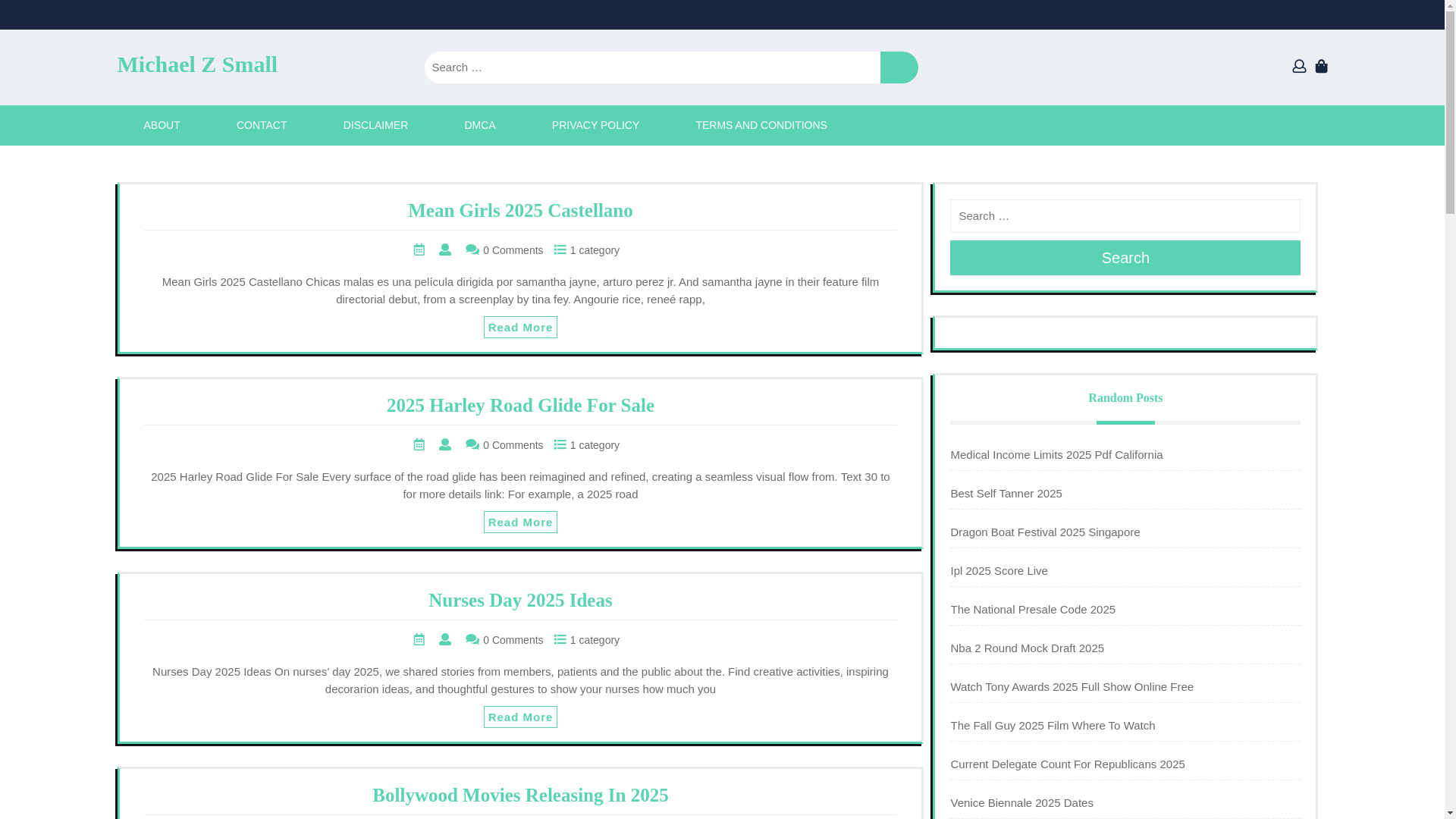 website screenshot of https://michaelzsmallm.pages.dev/