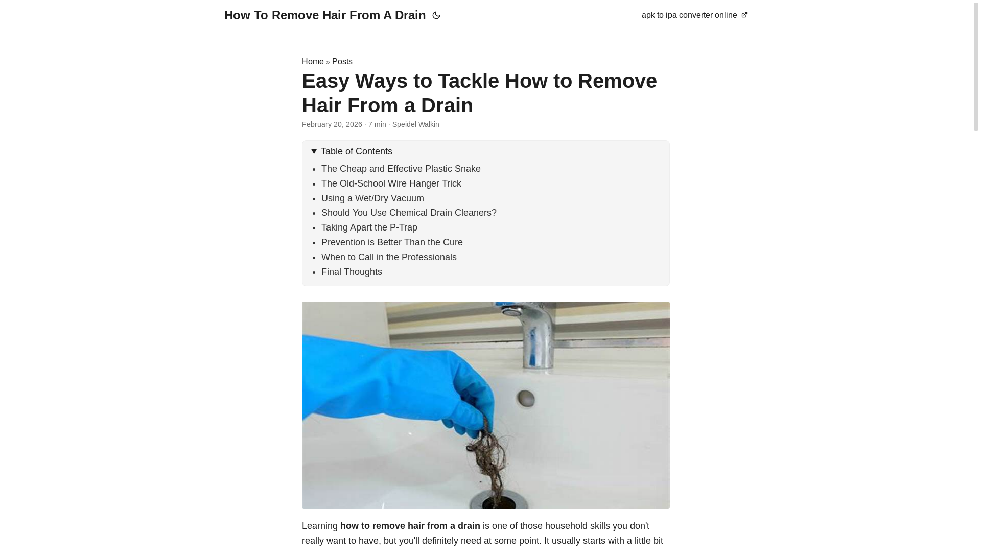 website screenshot of https://how-to-remove-hair-from-a-drain.pages.dev/