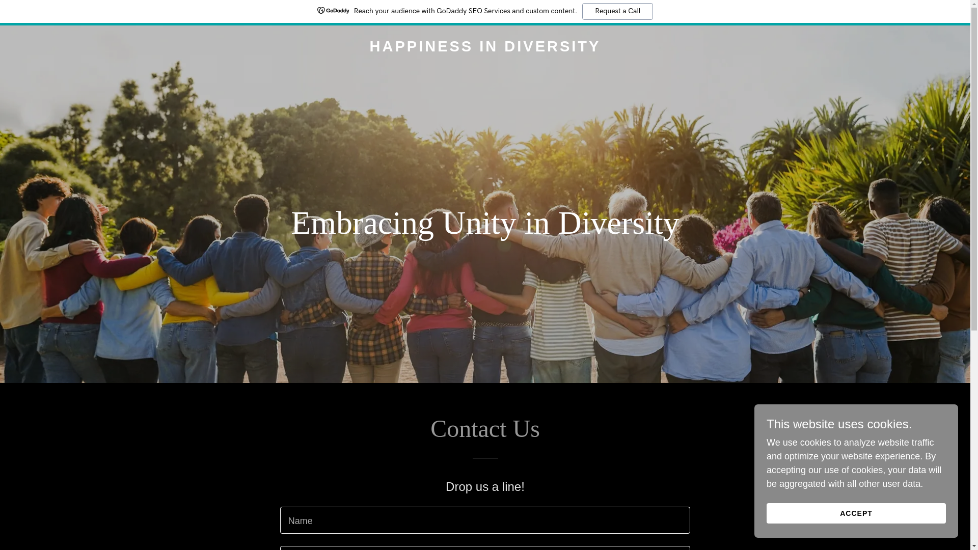 website screenshot of https://happinessindiversity.com/